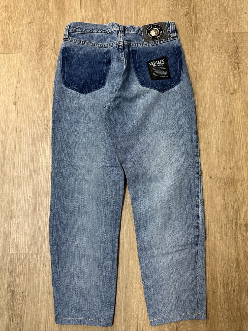 Vtg Versace Jeans Couture Capri Denim Jeans